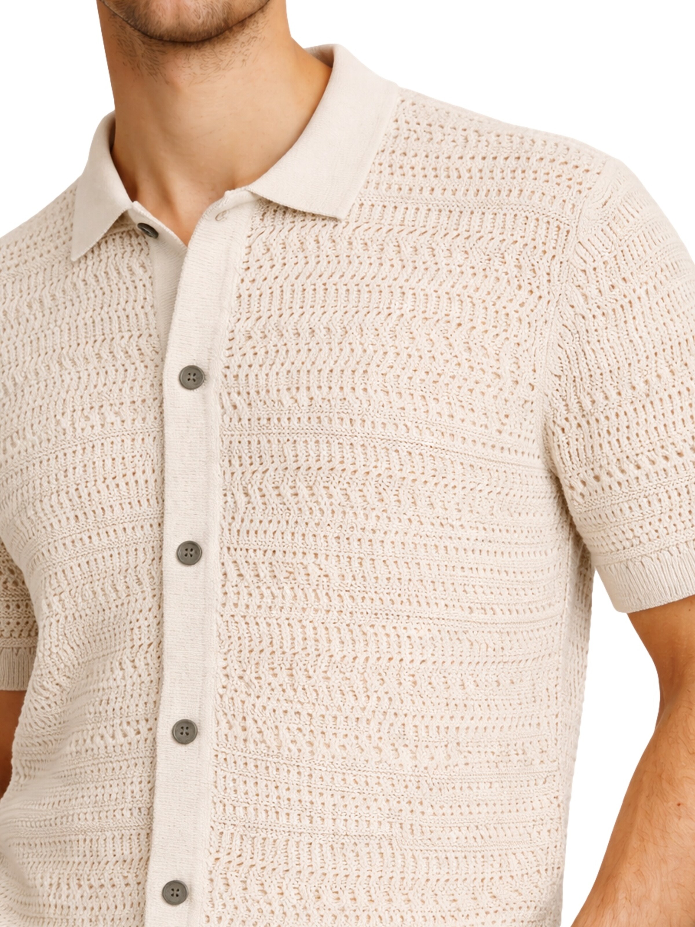 T-Shirt 'Bluhamilton' JACK & JONES en beige
