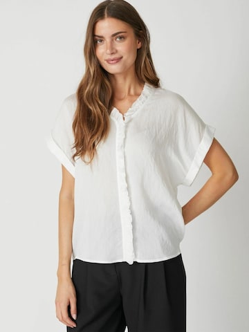 co'couture Bluse 'Molly' in Weiß: Vorderseite