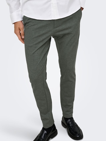 Only & Sons Slimfit Broek 'ONSMark' in Groen