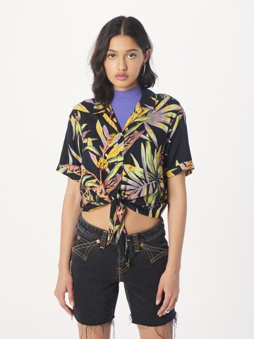 O'NEILL Multifunctionele blouse 'CALI' in Zwart: voorkant