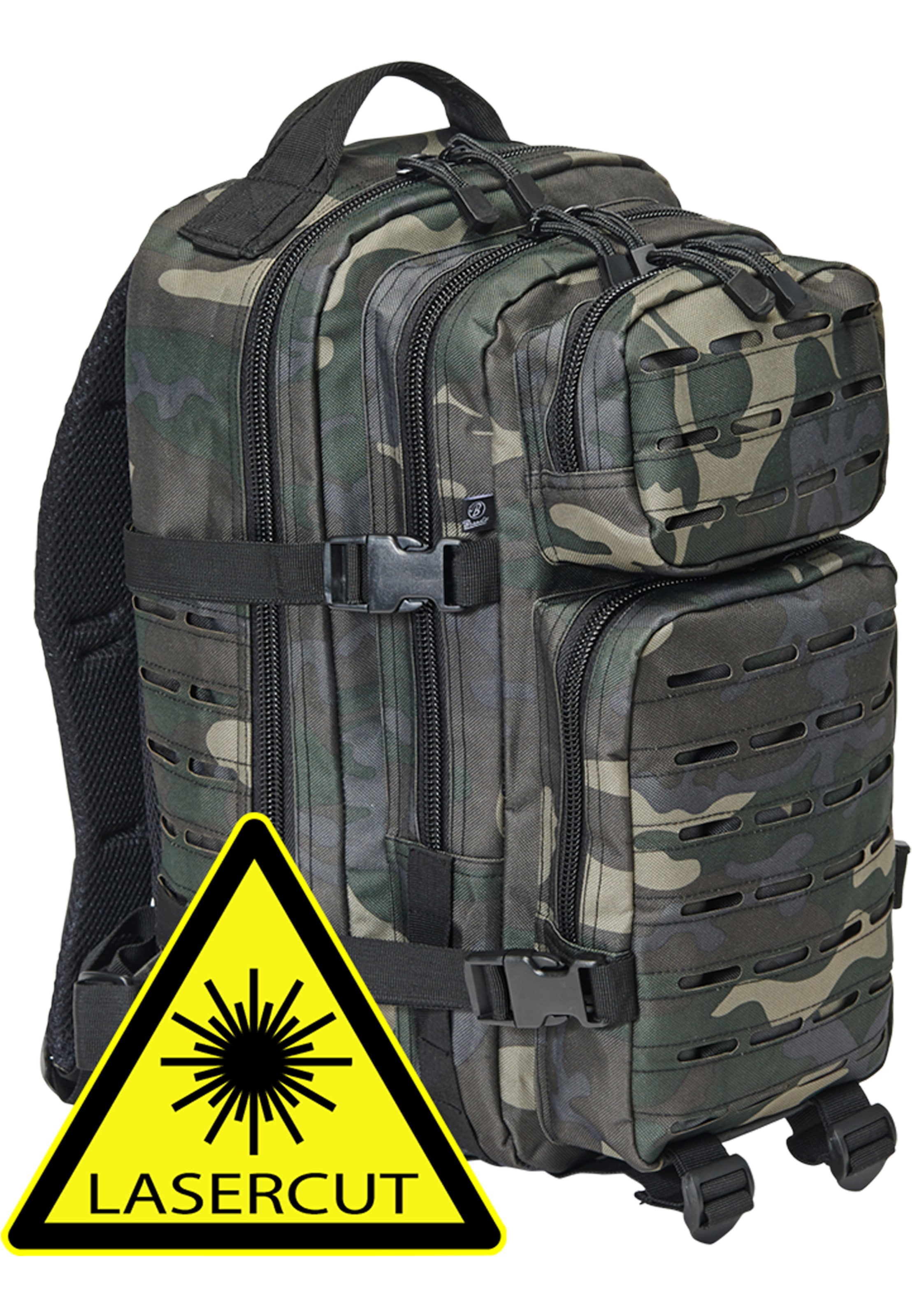 Brandit Rygsæk 'Cooper' i grøn: forside