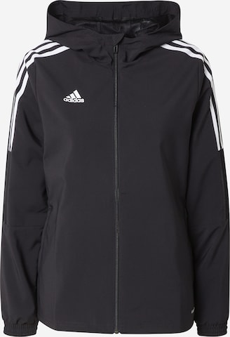 ADIDAS SPORTSWEAR Athletic Jacket 'Tiro 21' in Black: front