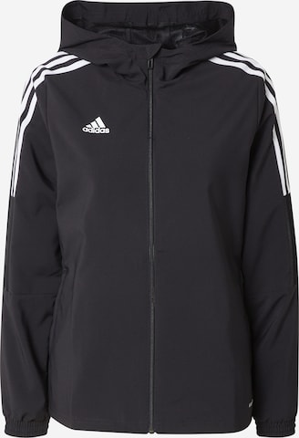 ADIDAS SPORTSWEAR Sportjacke 'Tiro 21' in Schwarz: predná strana