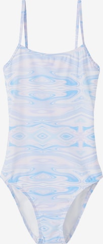 LMTDJednodijelni kupaći kostim 'Zuid' - plava boja: prednji dio