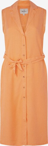Pepe Jeans Shirt Dress 'Maggie' in Orange: front