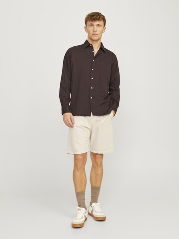 JACK & JONES Comfort Fit Skjorte i brun
