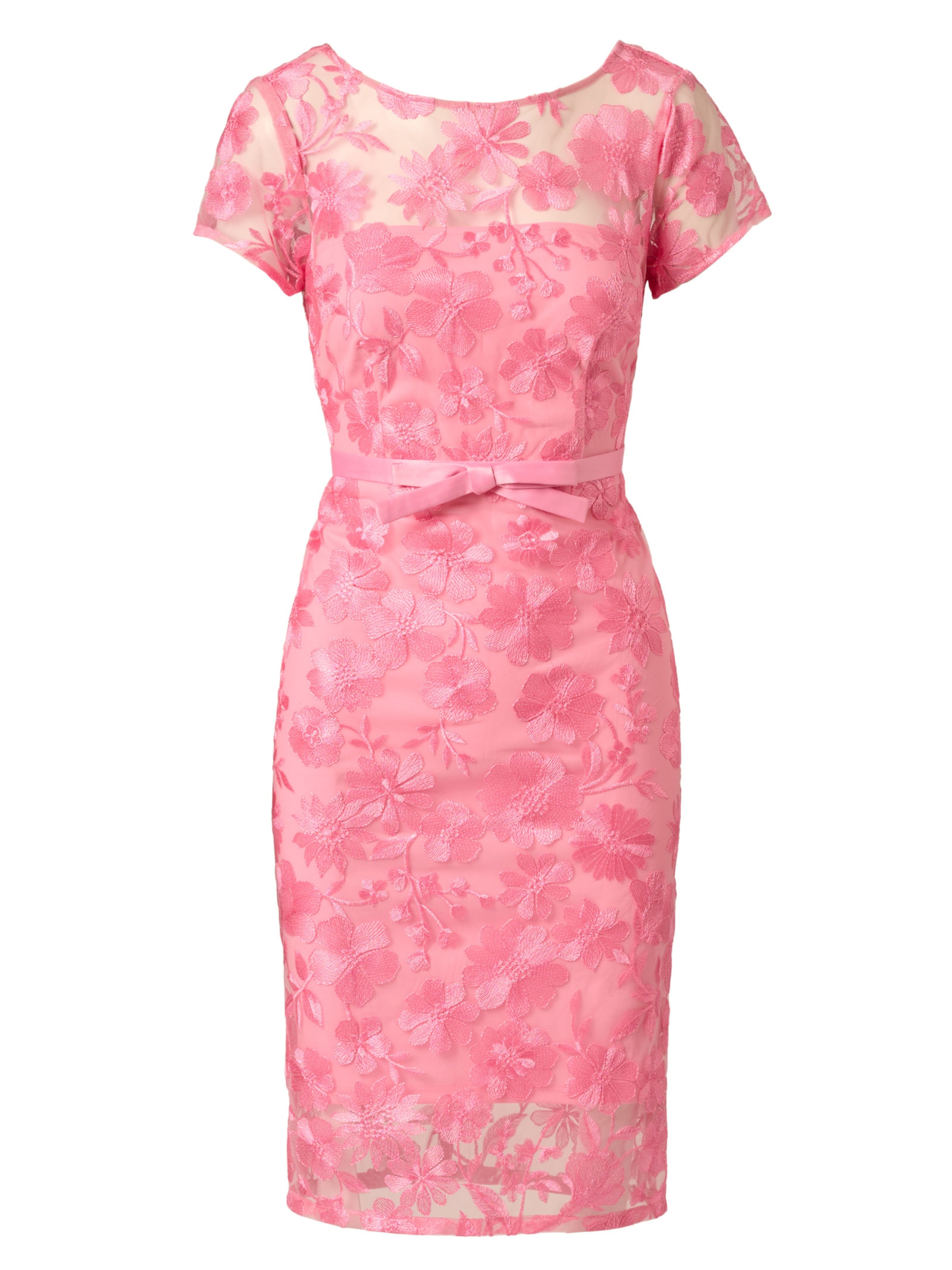 Adrianna Papell Jurk in Roze: voorkant