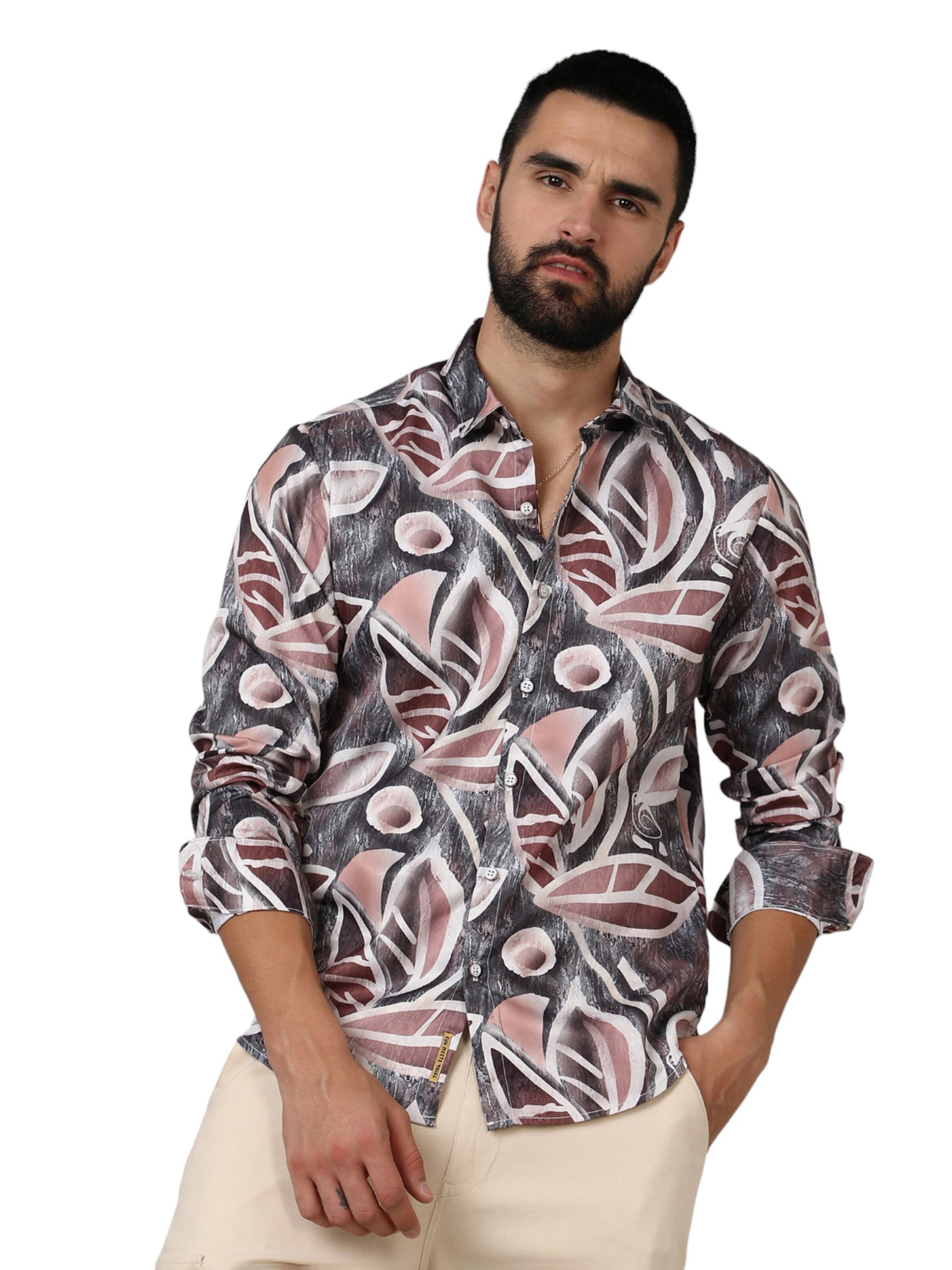 Campus Sutra Regular Fit Skjorte ' Royce ' i blandingsfarvet: forside