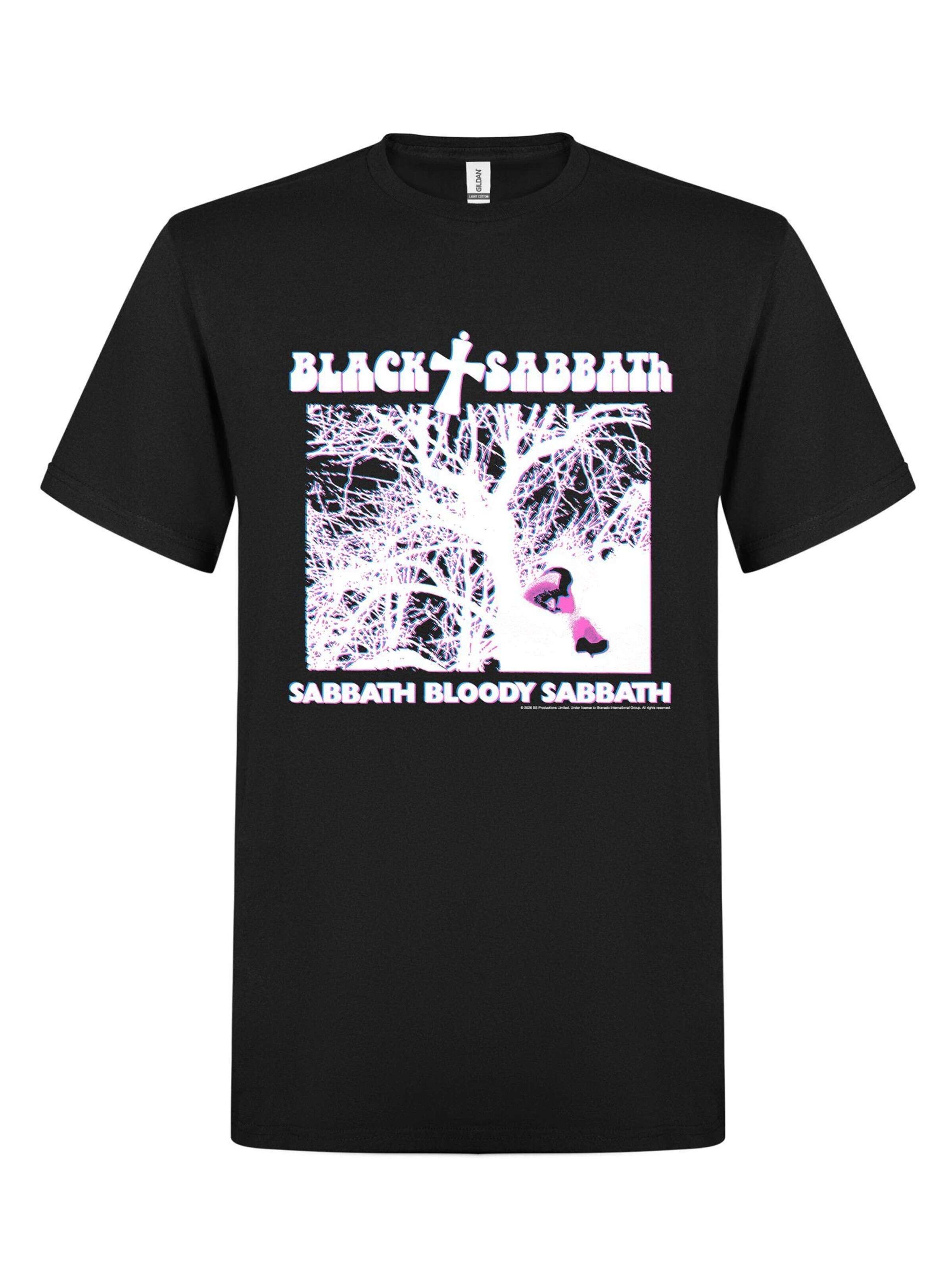 BLACK SABBATH Shirt 'Black Sabbath Sabbath Bloody Sabbath T-Shirt'‌‌‌‌‌‌‌‌ in Schwarz: Vorderseite