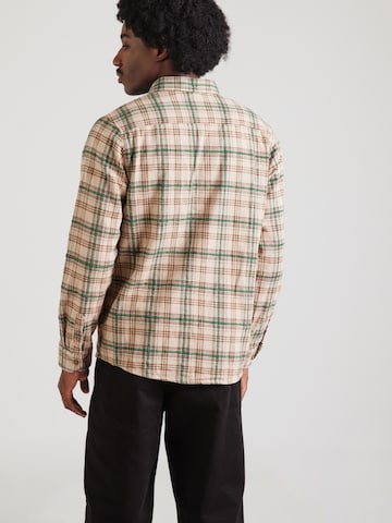 Kronstadt Regular fit Button Up Shirt 'Gavel' in Beige