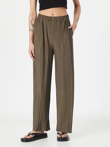 Samsøe Samsøe Loose fit Trousers 'UMA' in Green: front