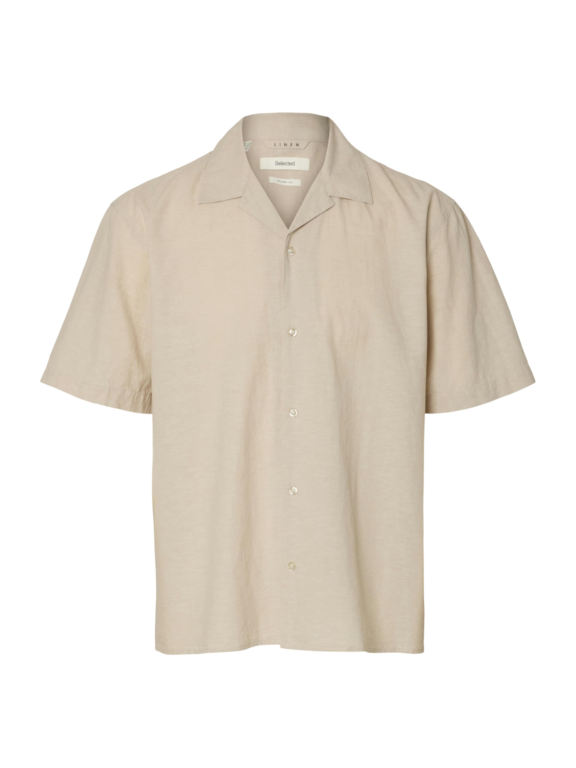 SELECTED Skjorte 'SLHSUN' i beige: forside