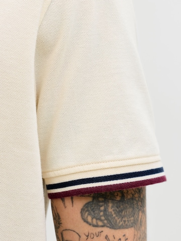 JACK & JONES Tričko 'JJEPAULOS' - Biela