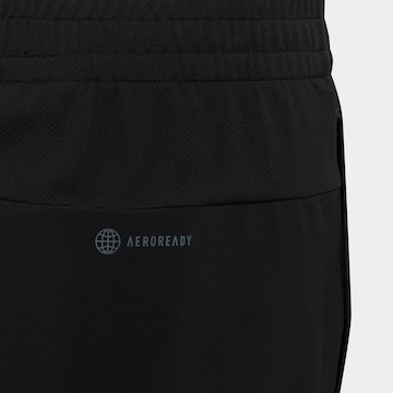ADIDAS SPORTSWEAR Regular Sports trousers 'Aeroready 3-Stripes ' in Black