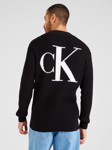 Pull-over 'BLOWN UP' Calvin Klein Jeans en noir