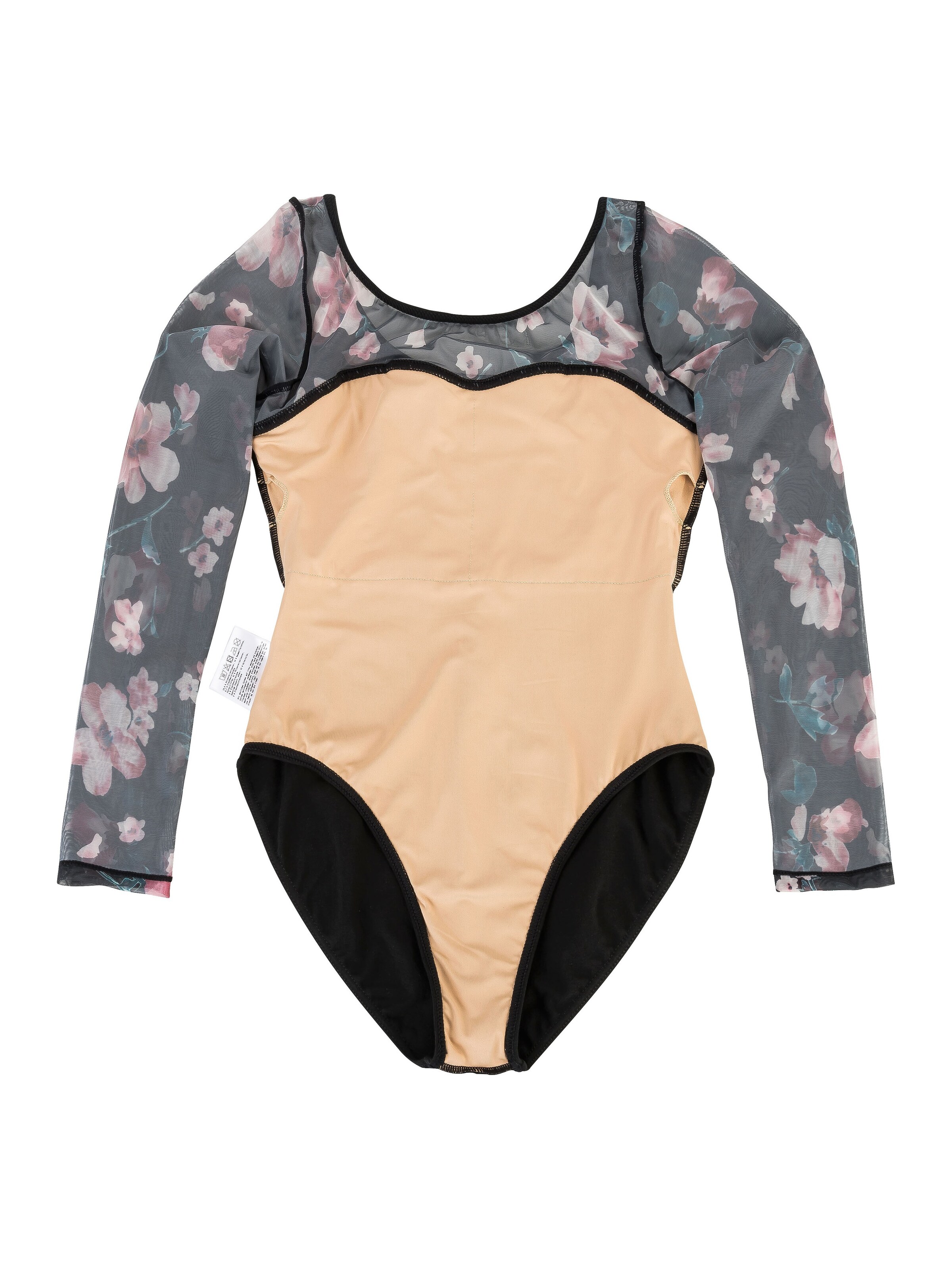 Tanzmuster Athletic Bodysuit 'Dora' in Black