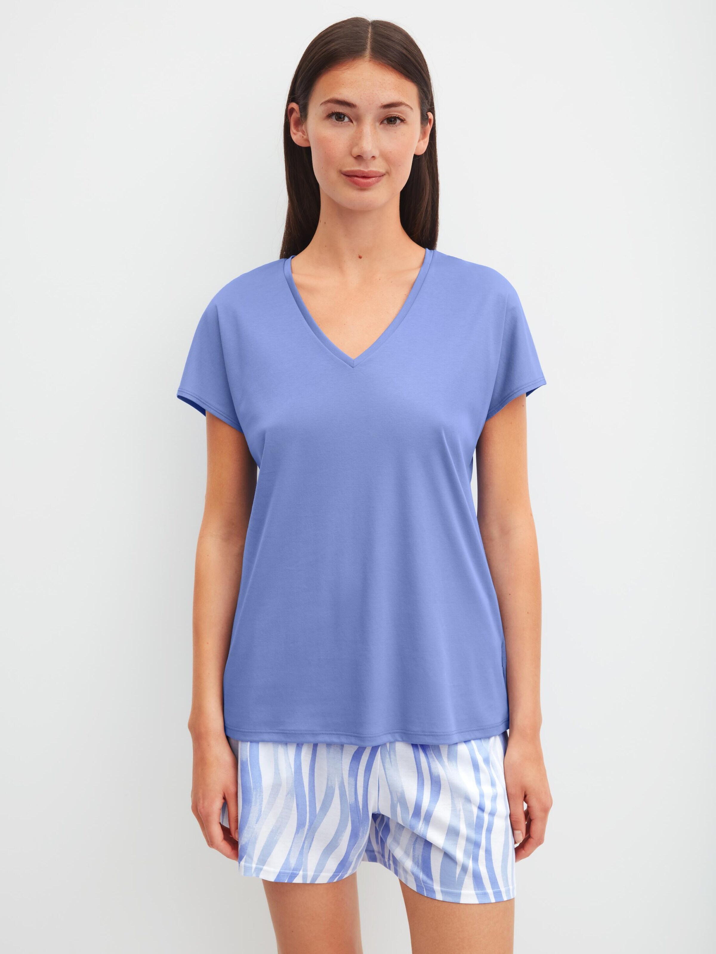 CALIDA Pyjamahose 'Favourites Ocean'‌‌‌‌‌‌‌‌ in Blau: Vorderseite
