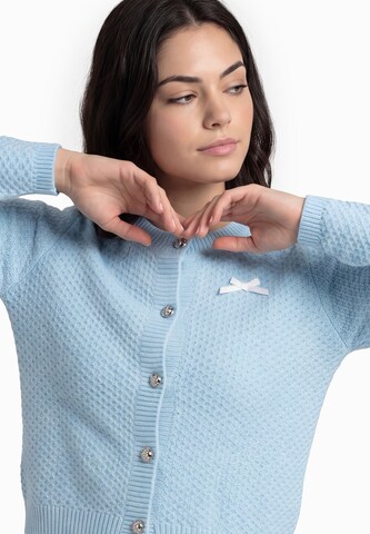 MYMO Knit Cardigan in Blue