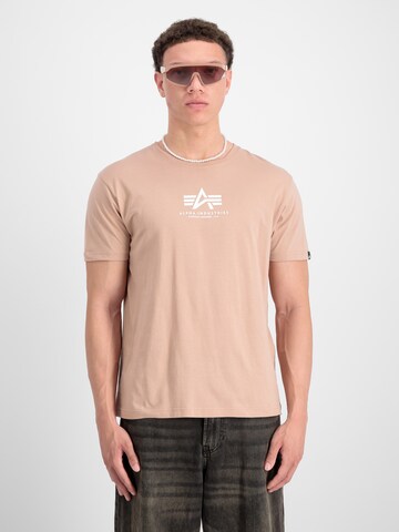 ALPHA INDUSTRIES Футболка в Оранжевый: спереди