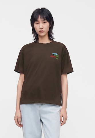 T-shirt 'S-HYTTE' NAPAPIJRI en marron