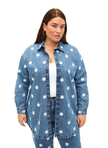 Camicia da donna di Zizzi in blu