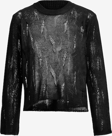 Pull-over nascita en noir : devant