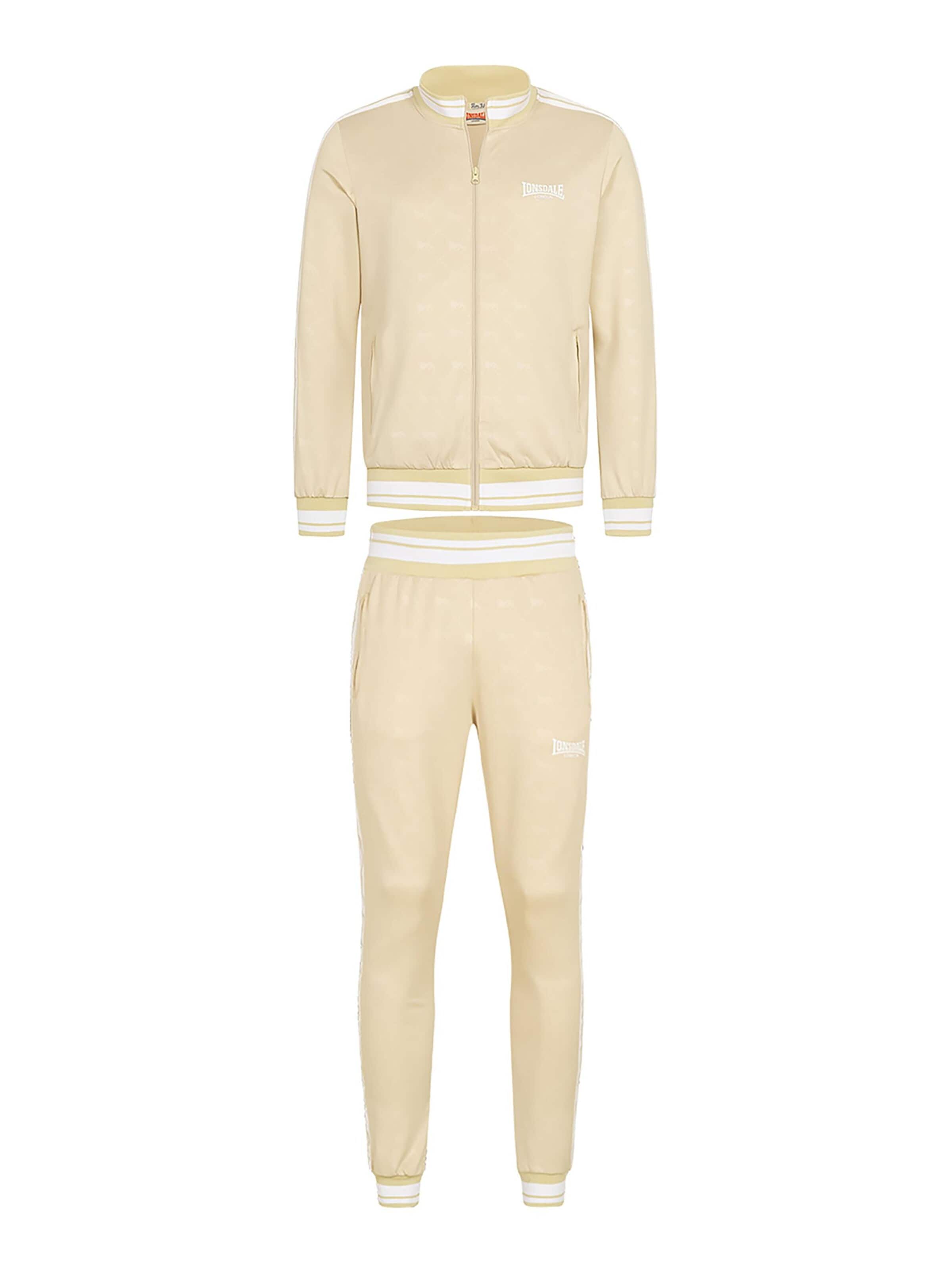 LONSDALE Trainingsanzug 'Ashwell'‌‌‌‌‌‌‌‌‌ in Beige: Vorderseite