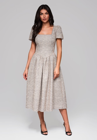 Robe 'LA-OM-DLR220' Ombre en gris