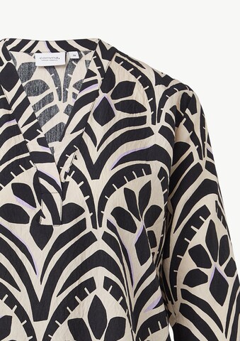 Chemisier comma casual identity en noir