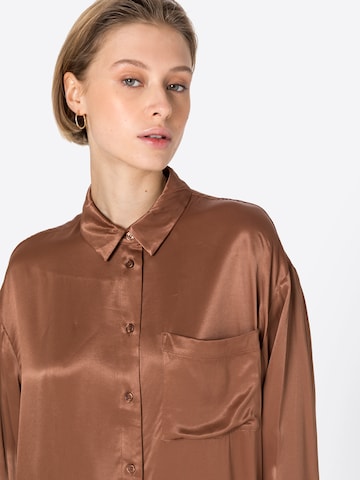 minimum Pajama shirt 'HENVA' in Brown