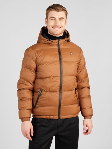 Veste d’hiver BLEND en marron : devant