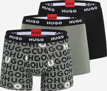 HUGO Bokserki w kolorze zielony: przód