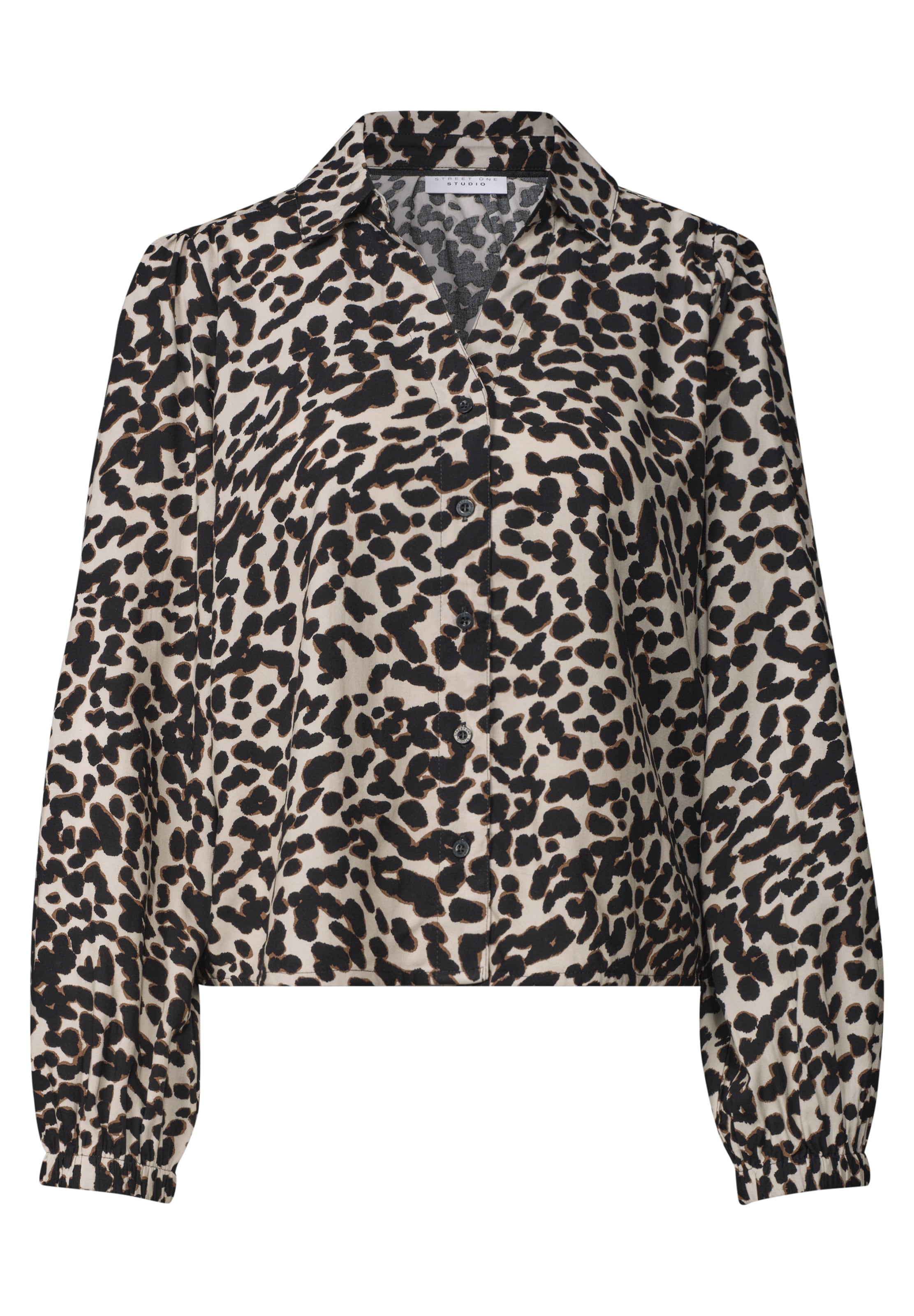 Street One Studio Blouse in Black: front