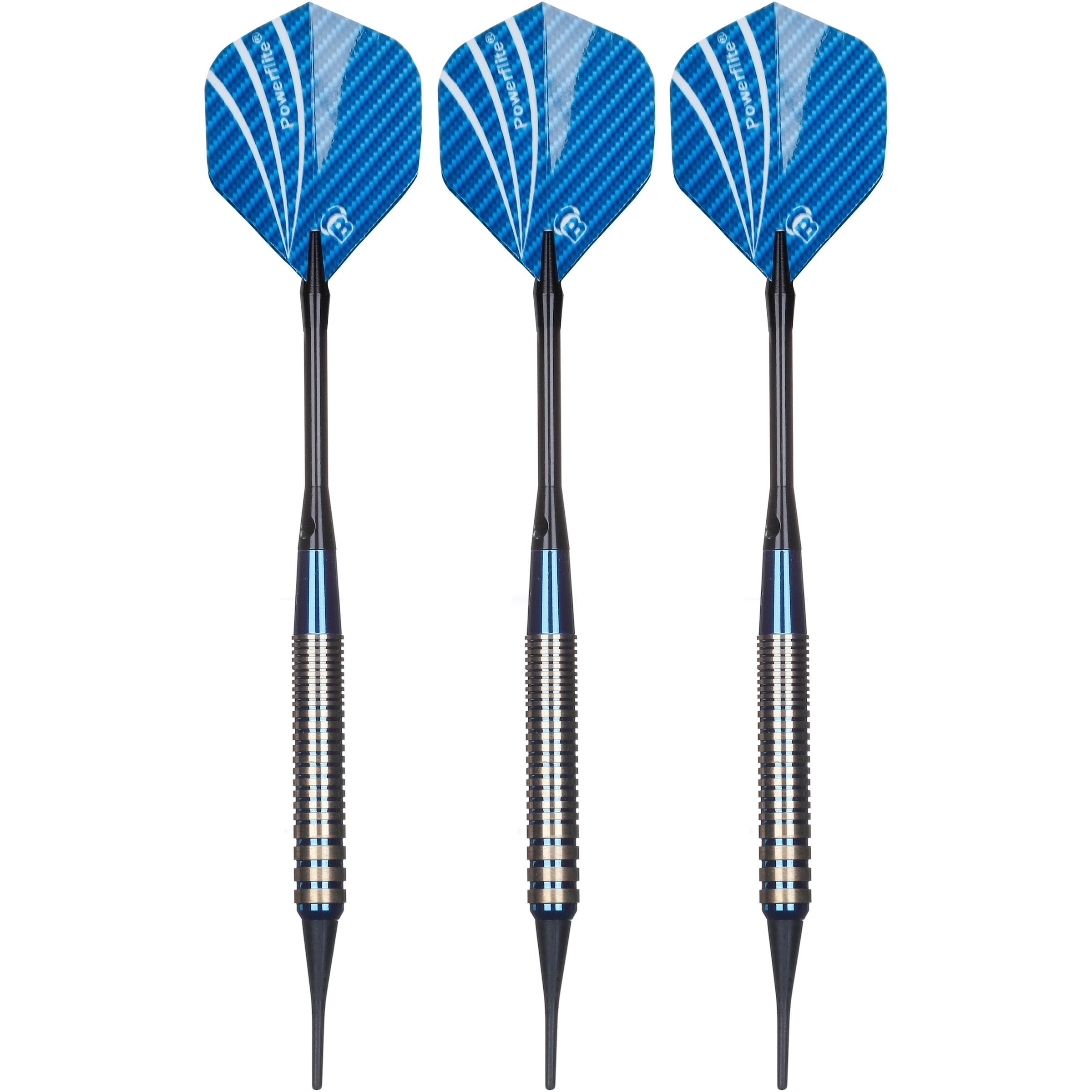 BULL'S Dartpfeil 'Metis' in Blau: Vorderseite