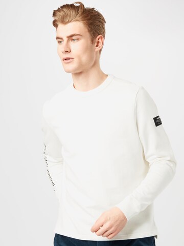 ECOALF Sweatshirt 'Matera' i vit: framsida