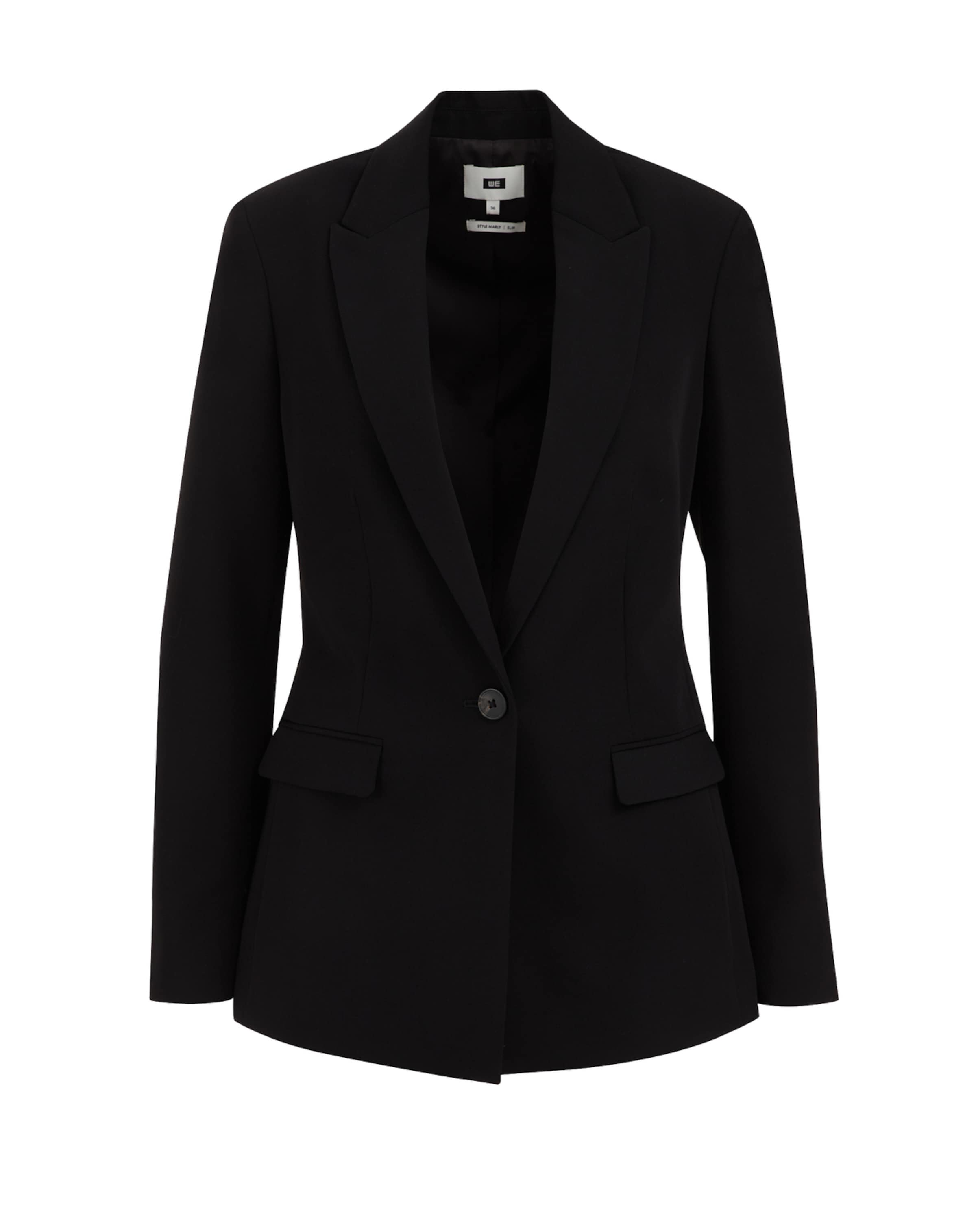Blazer &#x27;MARLY&#x27; di WE Fashion in nero: frontale