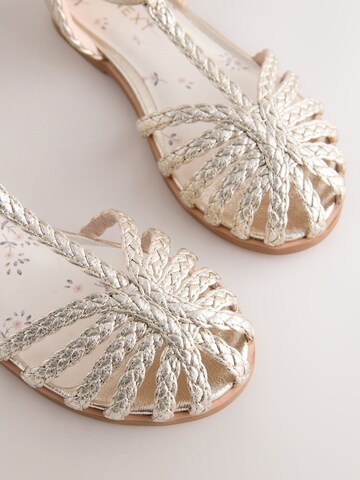 Next Sandály – zlatá