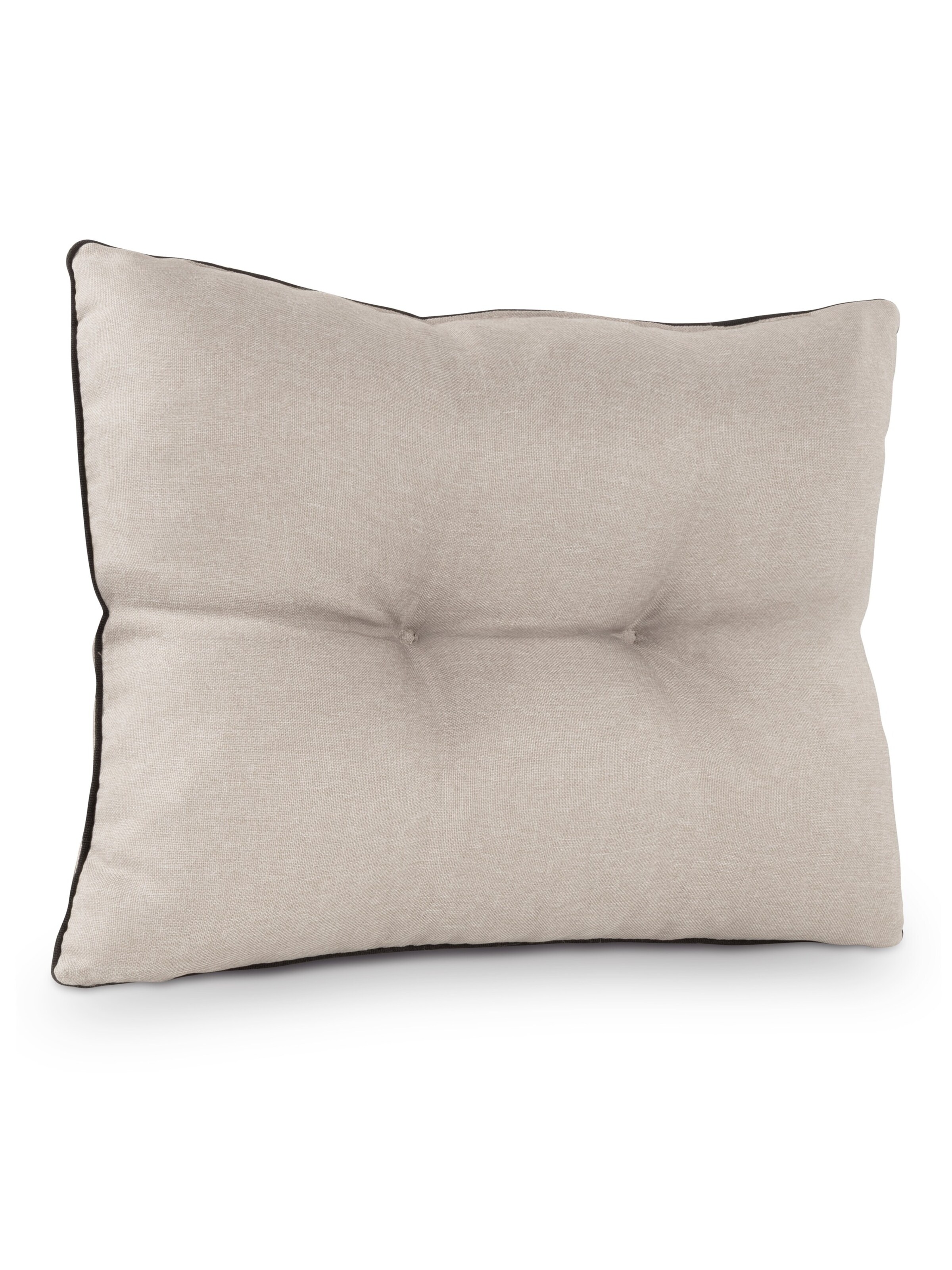 Aspero Rückenkissen 'Verdun' in Beige: Vorderseite