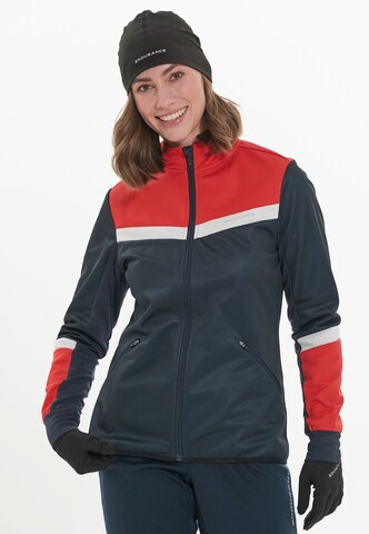 ENDURANCE Athletic Jacket in Black: front