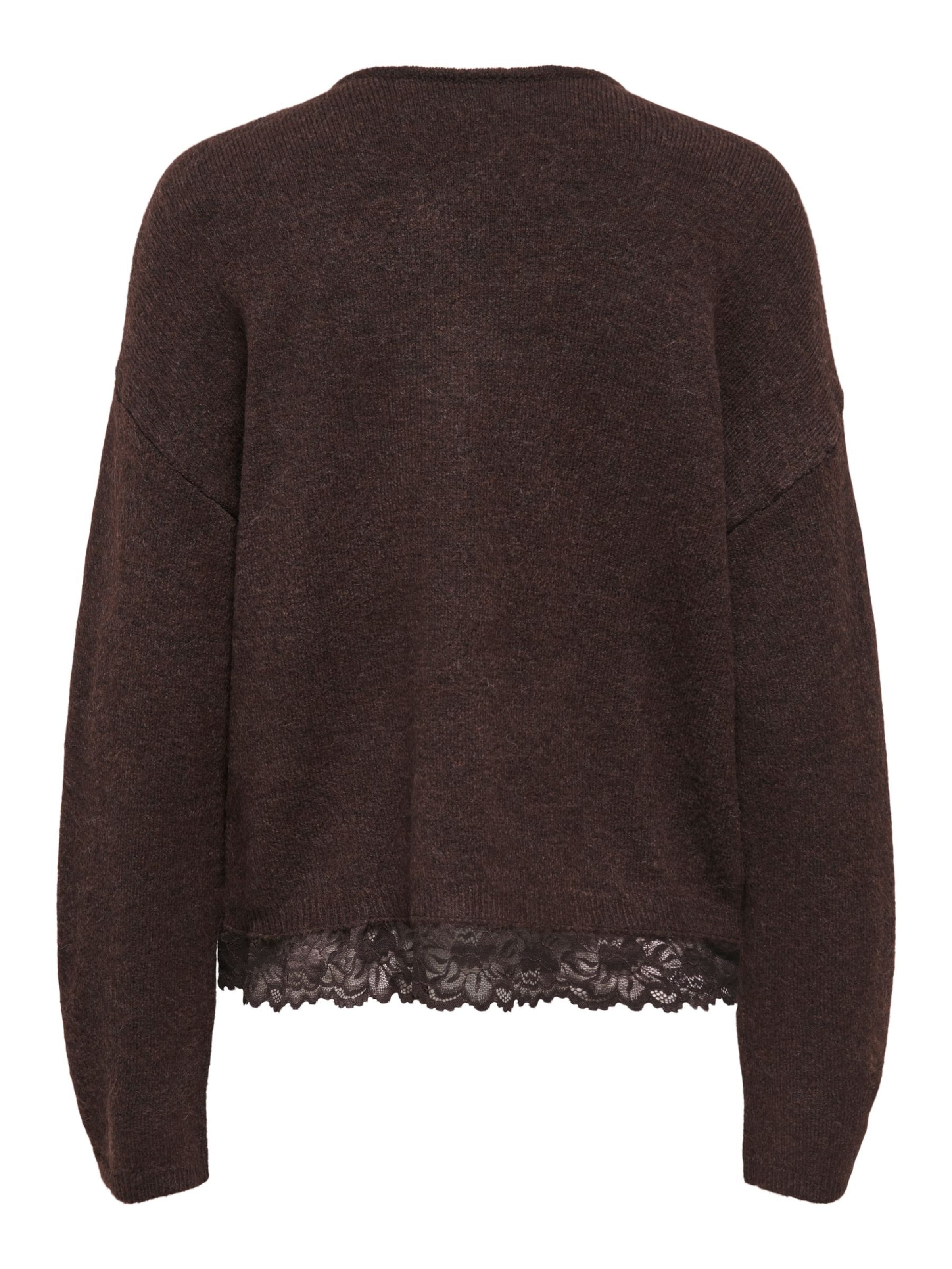 ONLY Sweater 'ONLCLOVER' in Brown