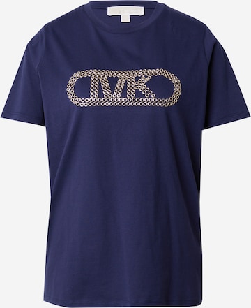 MICHAEL Michael Kors T-Shirt 'GROMMET EMPIRE' in Blau: predná strana