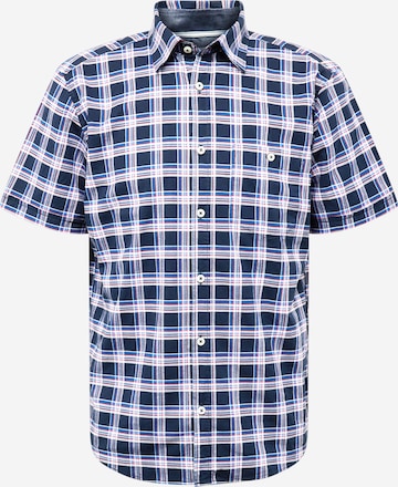 s.Oliver Regular fit Button Up Shirt in Blue: front