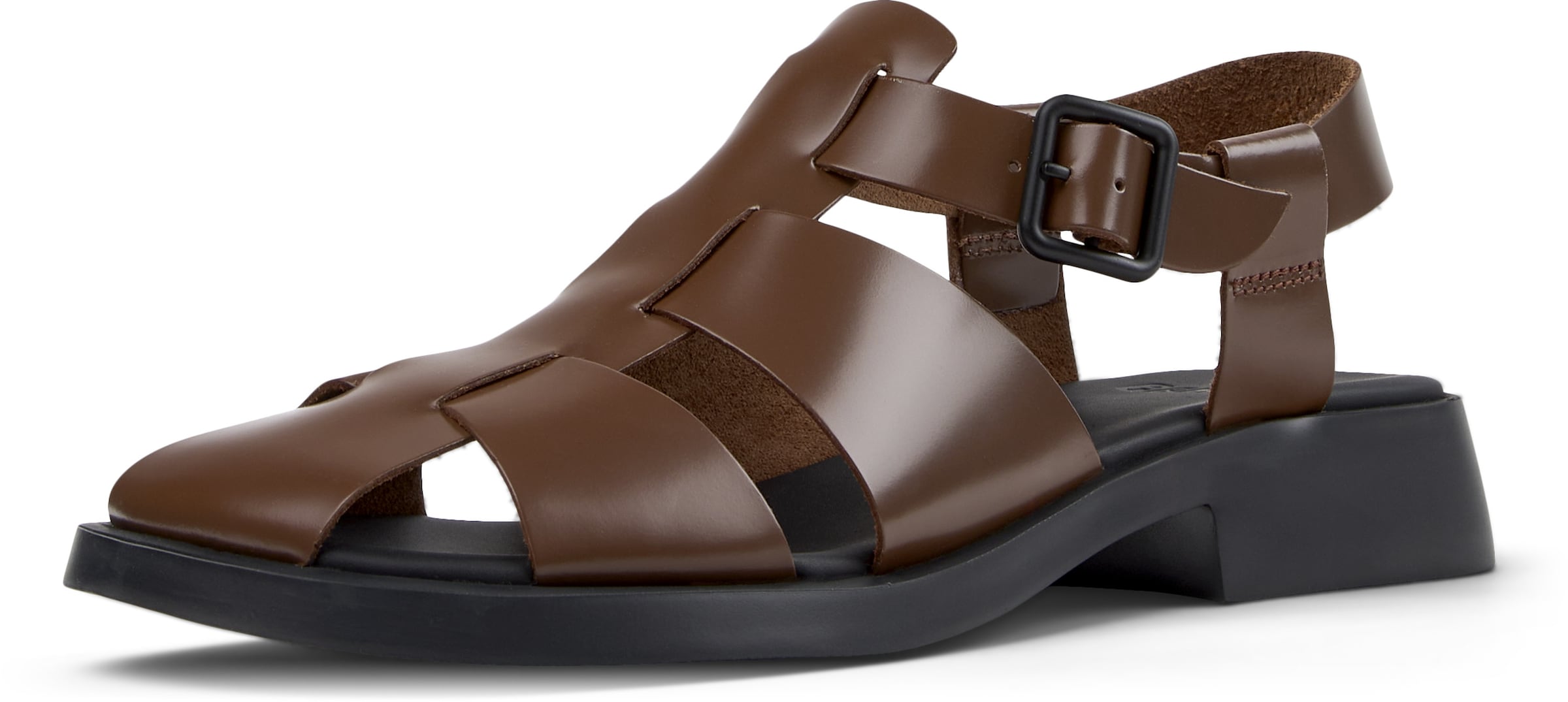 CAMPER Sandale ' Dana ' in Braun: Vorderseite