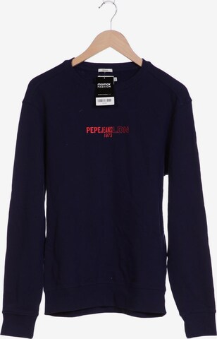 Pepe Jeans Sweatshirt & Zip-Up Hoodie in S in Blue: front