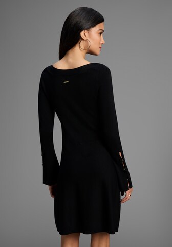LAURA SCOTT Strickkleid in Schwarz