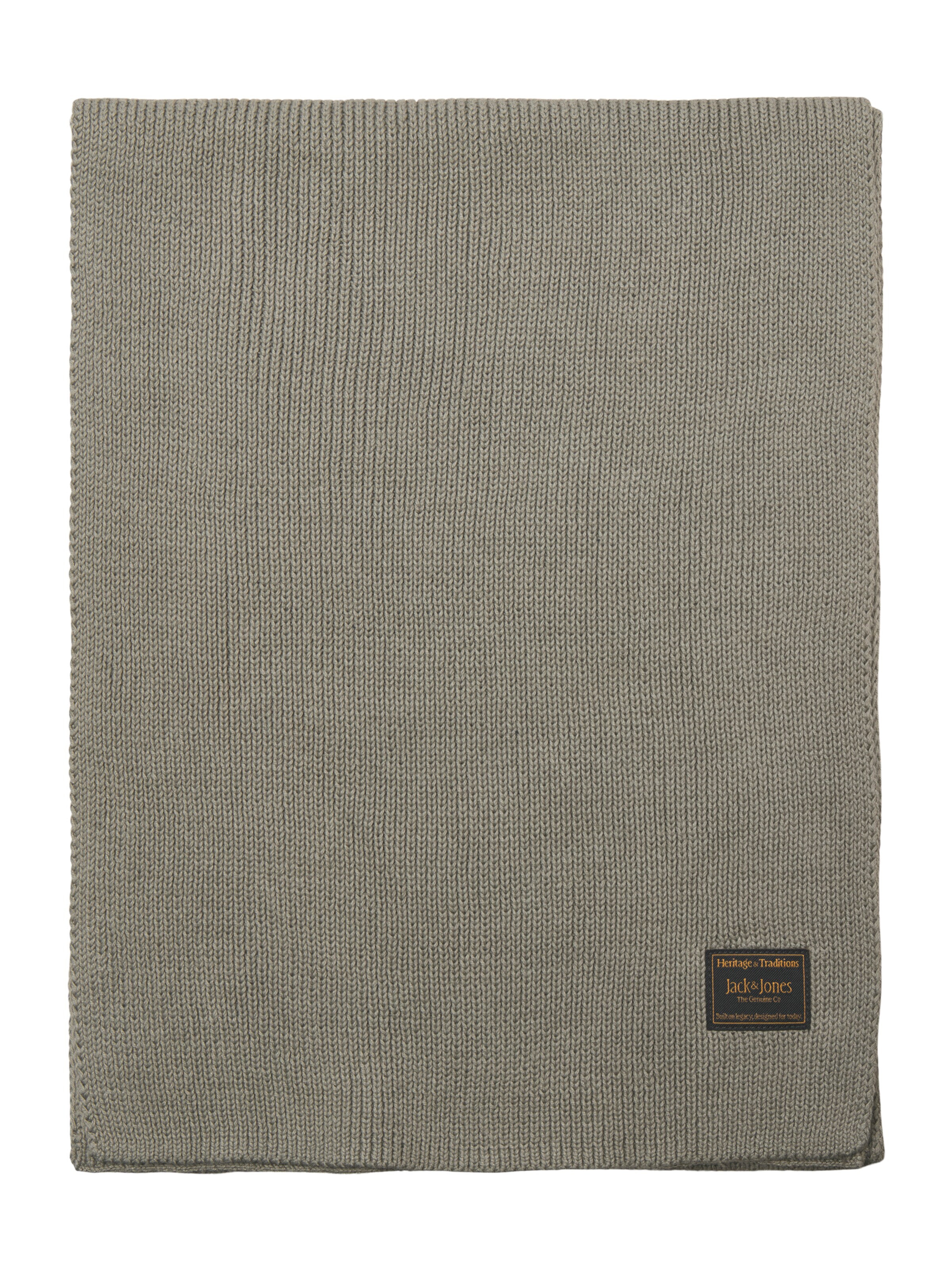 JACK & JONES Scarf 'JACATTITUDE' in Grey: front