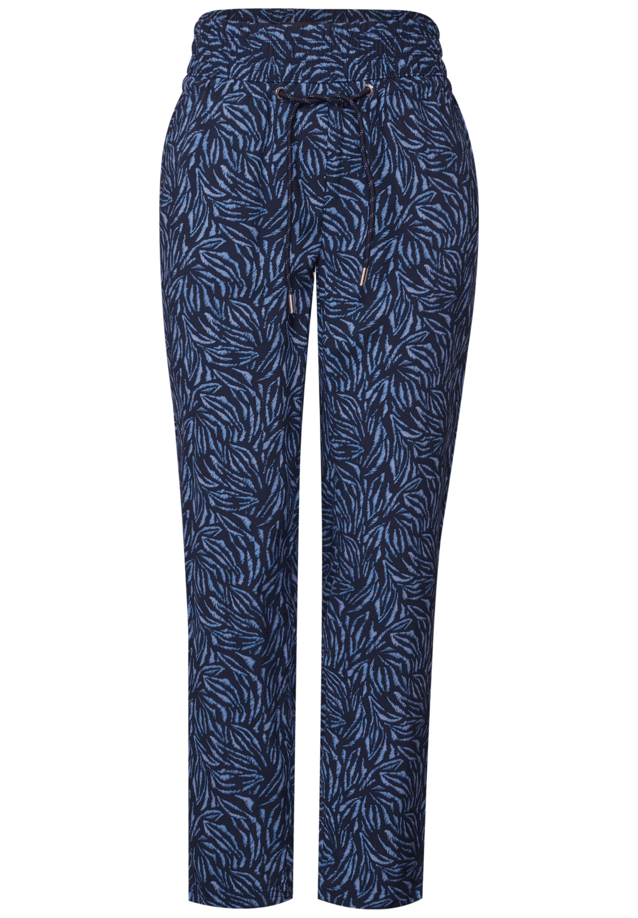 CECIL Pajama Pants in Blue: front