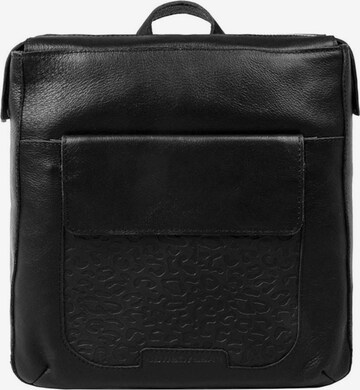 Cowboysbag Backpack in Black: front