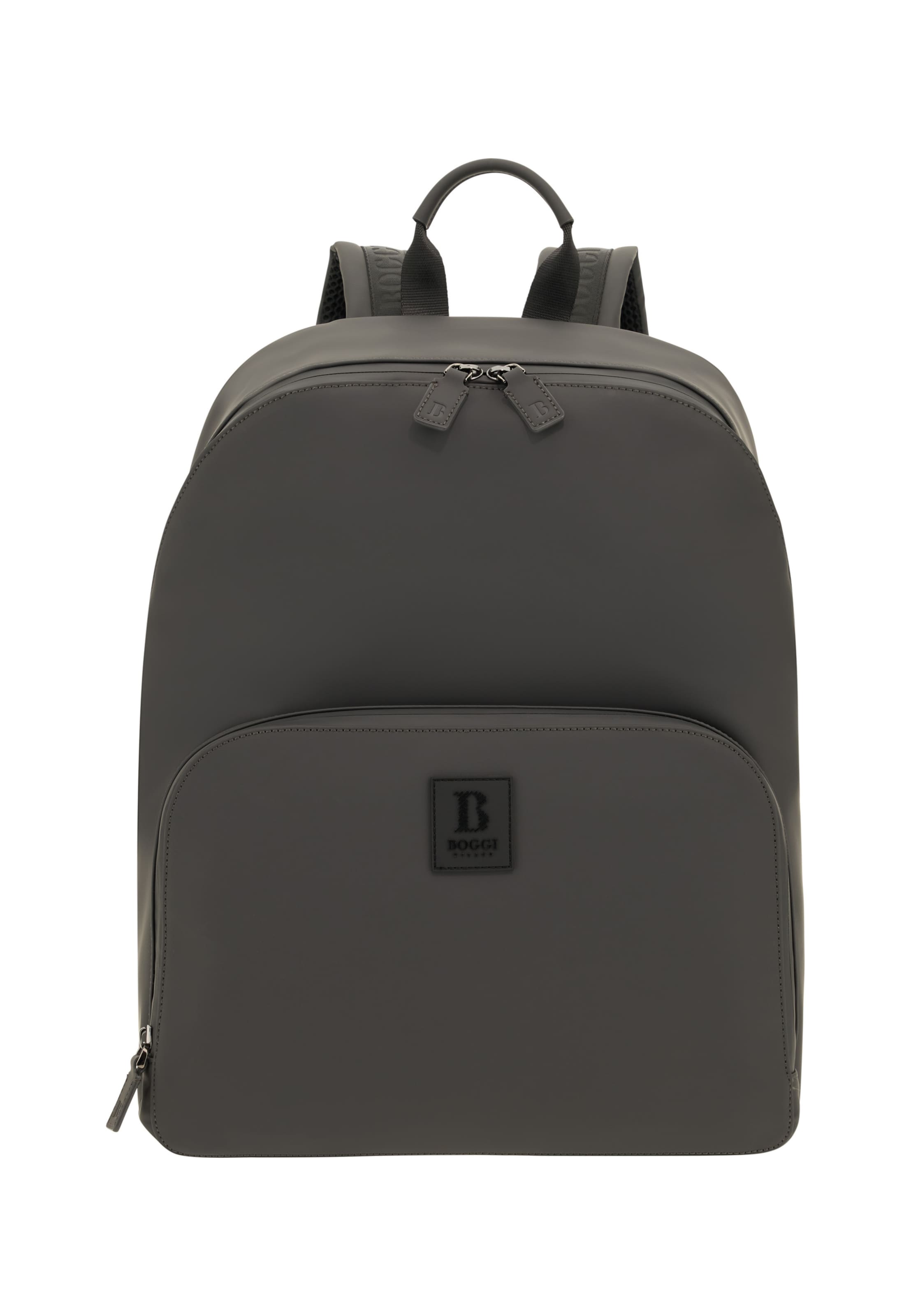 Boggi Milano Backpack 'B Tech' in Grey: front