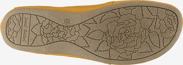 JOSEF SEIBEL Ballet Flats with Strap 'Fiona' in Yellow